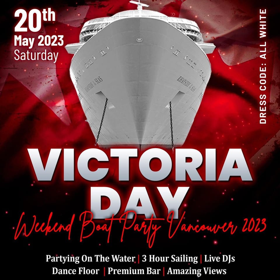 Victoria Day Long Weekend Boat Party 2023